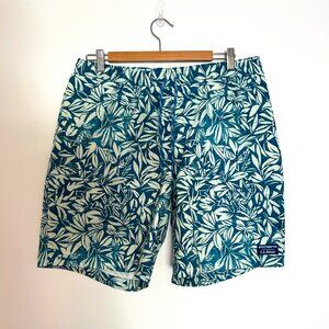 L.L. Bean - Men's Vacationland Stretch Swim Trunks, Print, 8" - Size L